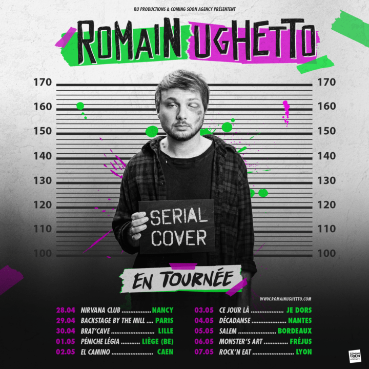 ROMAIN UGHETTO PRÉSENTE LE “SERIAL COVER TOUR”